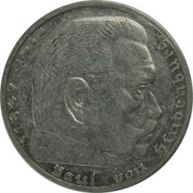 Picture for: 2 mark 1937 G Paul von Hindenburg Germany Karlsruhe