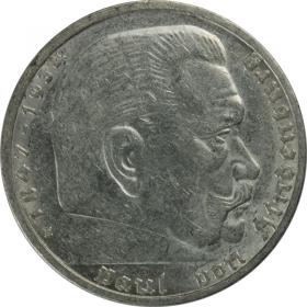 Picture for: 5 mark 1935 Paul von Hindenburg Niemcy Muldenhutten