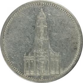 Picture for: 5 mark 1934 E Church in Potsdam Germany Muldenhutten