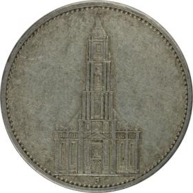 Picture for: 5 mark 1934 J Church in Potsdam Germany Hamburg