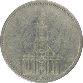 Picture for: 5 mark 1935 D Church in Potsdam Germany Munich