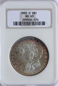 Picture for: 1 dolar 1883 USA grading NGC MS63