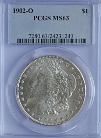 Picture for: 1 dolar 1902 USA grading PCGS MS63