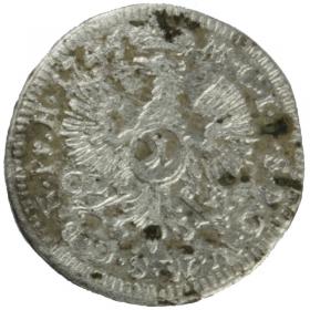 Picture 2 for: 1 kreuzer 1745 Frederick the Great Brandenburg Bayreuth