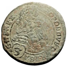 Picture for: 3 kreuzer 1696 Leopold I Hungary Bratislava