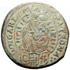 Picture 2 for: 3 kreuzer 1696 Leopold I Hungary Bratislava