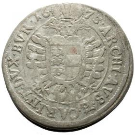 Picture 2 for: 6 kreuzer 1673 Leopold I Austria Sankt Veit
