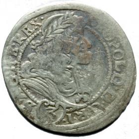 Picture for: 3 kreuzer 1696 Leopold I Hungary Baia Mare