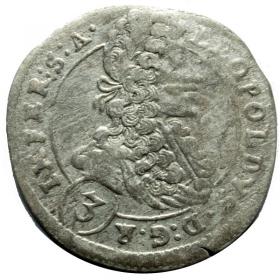 Picture for: 3 kreuzer 1700 Leopold I Bohemia Prague