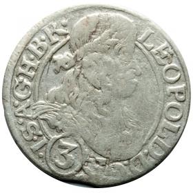 Picture for: 3 kreuzer 1666 Leopold I Silesia Wroclaw
