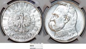 Picture for: 10 zł 1937 Józef Piłsudski GRADING NGC 