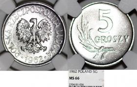 Picture for: 5 groszy 1962 GRADING NGC