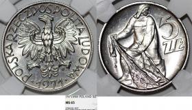 Picture for: 5 złotych 1971 Rybak GRADING NGC