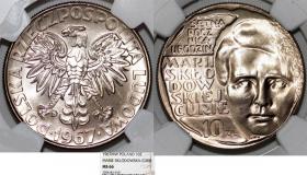 Picture for: 10 zł 1967 Maria Skłodowska Curie GRADING NGC