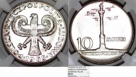 Picture for: 10 zł 1965 VII Wieków Warszawy Kolumna GRADING NGC