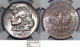 Picture for: 10 złotych 1966 Tadeusz Kościuszko GRADING NGC