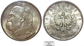 Picture for: 10 złotych 1939 Józef Piłsudski GRADING NGC