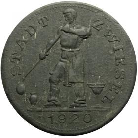 Picture 2 for: 5 pfennig 1920 Zwiesel