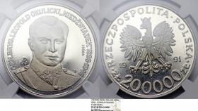 Picture for: 200000 złotych 1991 Leopold Okulicki próba GRADING