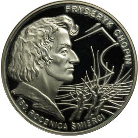 Picture for: 10 zlotych 1999 Fryderyk Chopin 150th Anniversary of Death