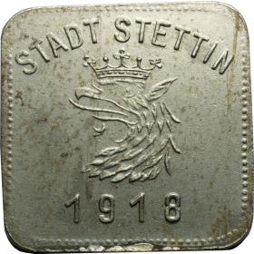 Picture 2 for: 50 pfennig 1918 Szczecin Stettin