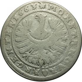 Picture 2 for: 15 kreuzer 1663 Louis II of Brieg Duchy of Brzeg  Legnica  Wolow Brzeg