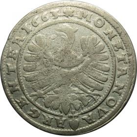 Picture 2 for: 15 kreuzer 1663 Louis II of Brieg Duchy of Brzeg  Legnica  Wolow Brzeg