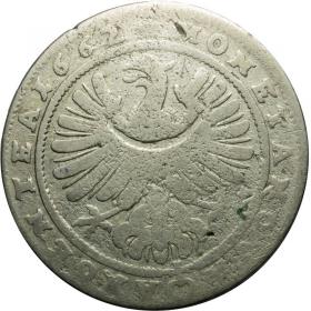 Picture 2 for: 15 kreuzer 1662 George III of Brieg Duchy of Brzeg  Legnica  Wolow Brzeg