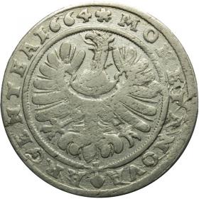 Picture 2 for: 15 kreuzer 1664 George III of Brieg Duchy of Brzeg  Legnica  Wolow Brzeg