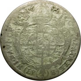 Picture 2 for: 15 kreuzer 1694 Francis Louis of Neuburg Duchy of Nysa Nysa