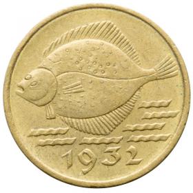 Picture 2 for: 5 pfennig 1932 Free City of Danzig Gdansk Flounder