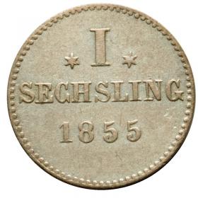 Picture for: 1 sechsling 1855 Hamburg