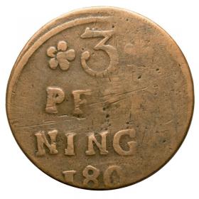 Picture for: 3 pfennig 1806 Gustav IV Adolf Pomerania Strzalow Stralsund