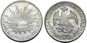 Picture for: 8 reali 1894 MoAM Meksyk srebro