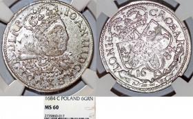 Picture for: Szóstak 1684 C Jan III Sobieski Kraków MS 60