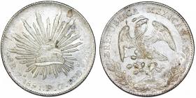 Picture for: 8 reali 1891 ZsFZ Meksyk Zacatecas srebro