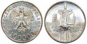 Picture for: 100000 złotych 1990 Solidarność srebro