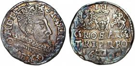 Picture for: Trojak 1601 Zygmunt III Waza Poznań prebitka daty!