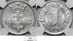 Picture for: Gulden 1932 Gdańsk AU 55