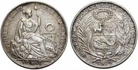 Picture for: 1 sol 1934 Peru Lima srebro