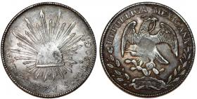 Picture for: 8 reali 1877 Meksyk ZS J.S. Zacatecas srebro