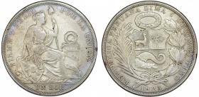 Picture for: 1 sol 1923 Peru srebro