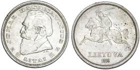 Picture for: 5 litów 1936 Jonas Basanavicius Litwa srebro
