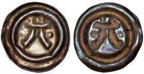 Picture for: Brakteat Tąglim litera A z kulami