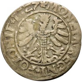 Picture 2 for: Grosz 1527 Zygmunt Stary Kraków