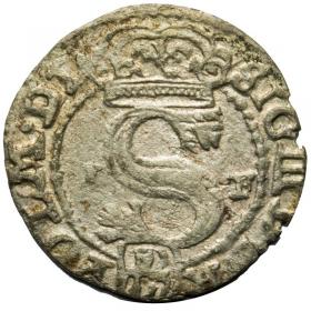 Picture 2 for: Szeląg 1591 Zygmunt III Waza Olkusz