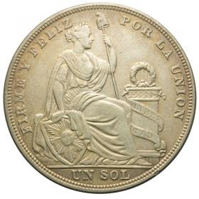 Picture for: 1 sol 1924 Peru srebro