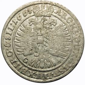 Picture 2 for: 15 kreuzer 1664 Leopold I Wroclaw