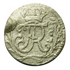 Picture 2 for: 1 kreuzer 1752 Frederick the Great Germany Wroclaw