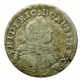 Picture for: 3 kreuzer 1755 Frederick the Great Germany Breslau